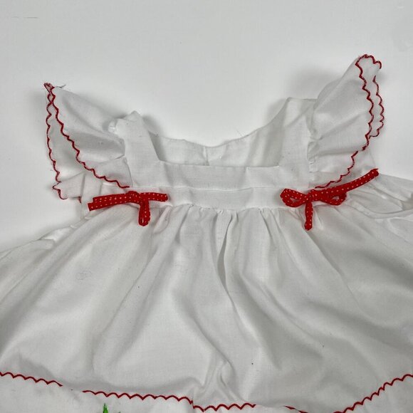 Vintage Infant Dress Size 3-6 months Granny's Sweetheart White Embroidered Dress - Picture 3 of 12
